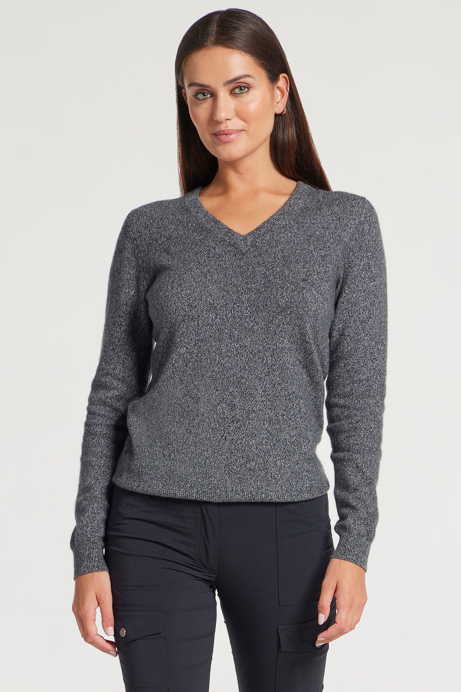 Charcoal || Etta Cashmere Sweater