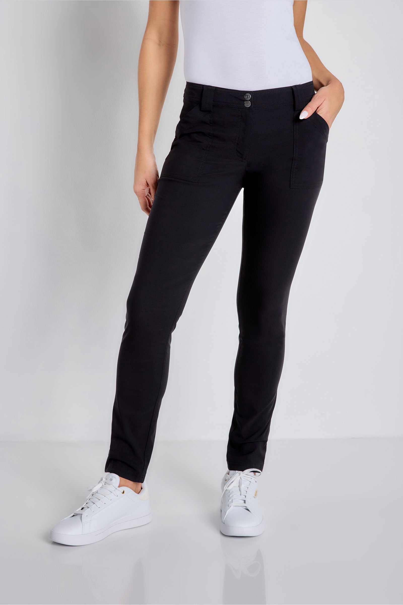 Black II McCall Cargoless Pockets Pant Suva